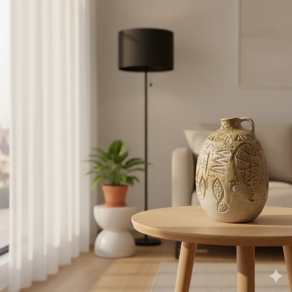 Cruche en Céramique d'Art "Terre & Symboles" - asceramique