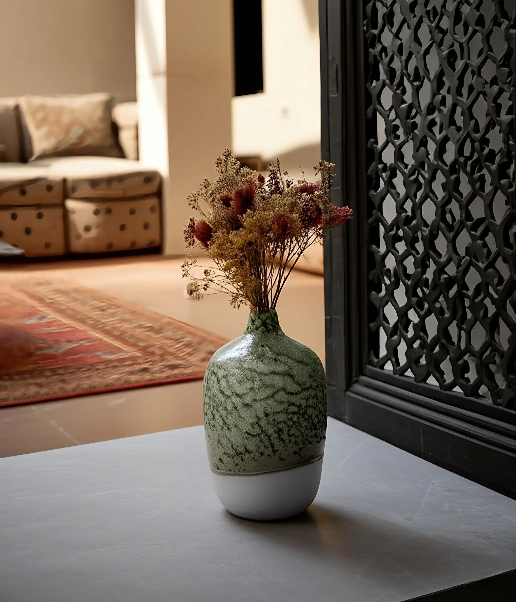 Gourde et Vase en Céramique Artisanale, Collection Éclat Minéral. - asceramique