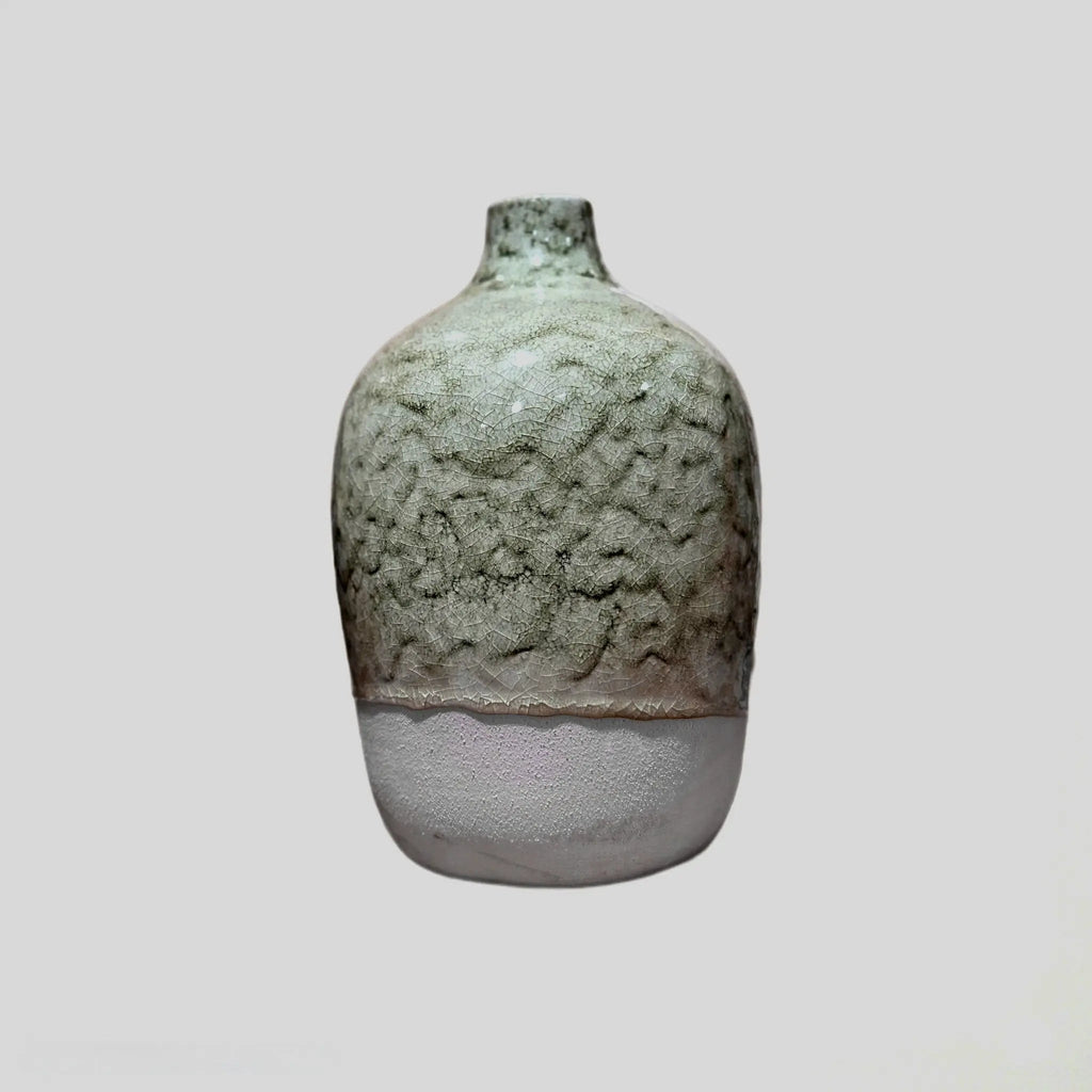 Gourde et Vase en Céramique Artisanale, Collection Éclat Minéral. - asceramique