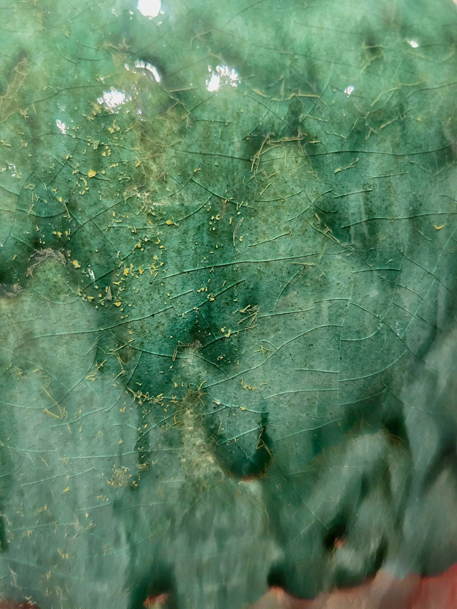 Gourde et vase en céramique artisanale - Vert Tamgroute et finition brute - asceramique