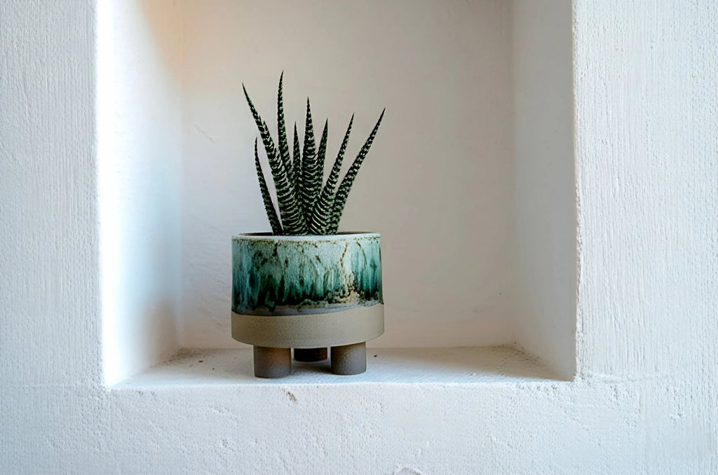 Pot en céramique "Oasis de Tamegroute" - Design moderne et épuré - asceramique