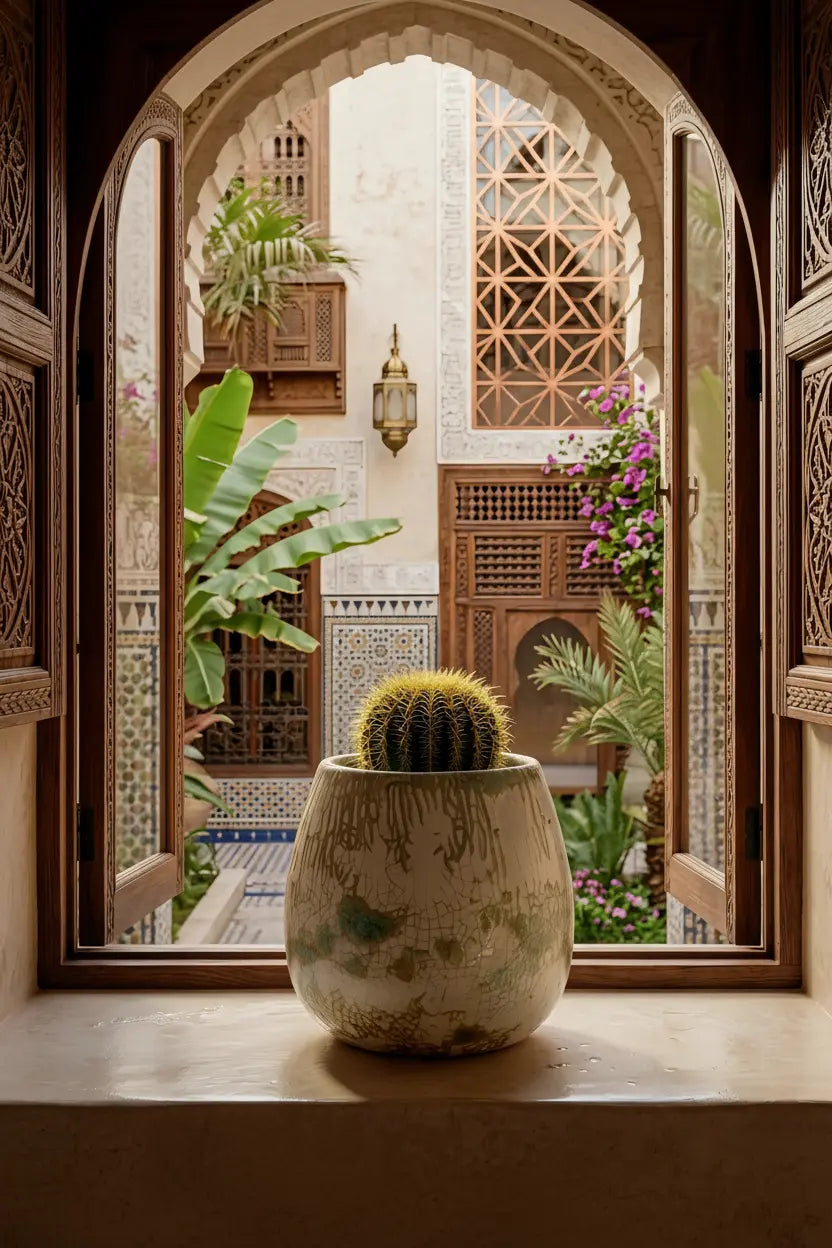 Pot & Vase "Écorce de Terre" – Émail Craquelé Artisanal - asceramique