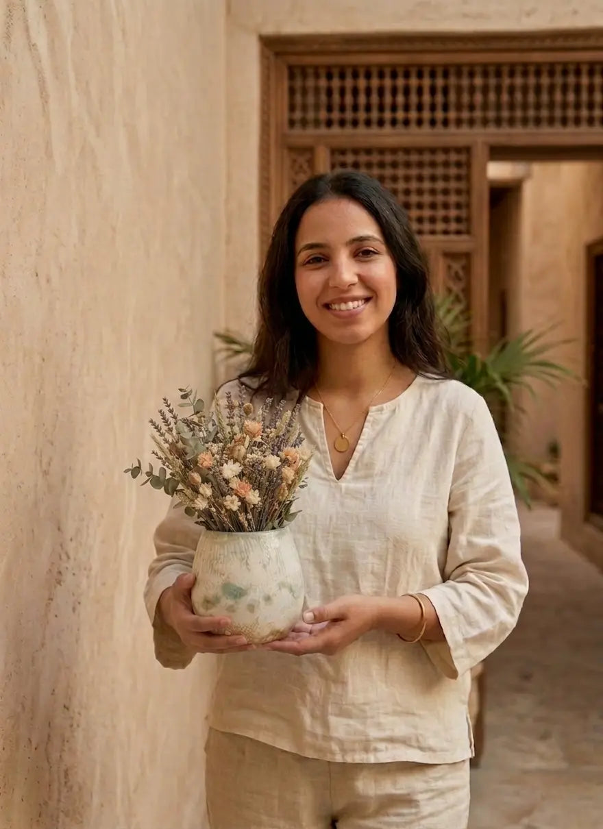 Pot & Vase "Écorce de Terre" – Émail Craquelé Artisanal - asceramique