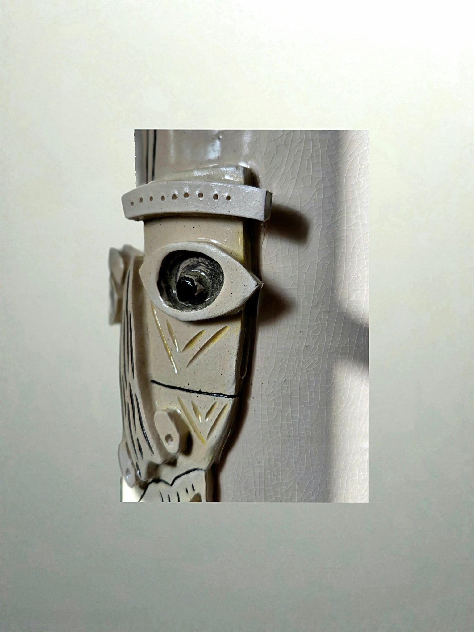 Pot & Vase Unique Visage Africain - Pièce Maîtresse Déco Maison - asceramique