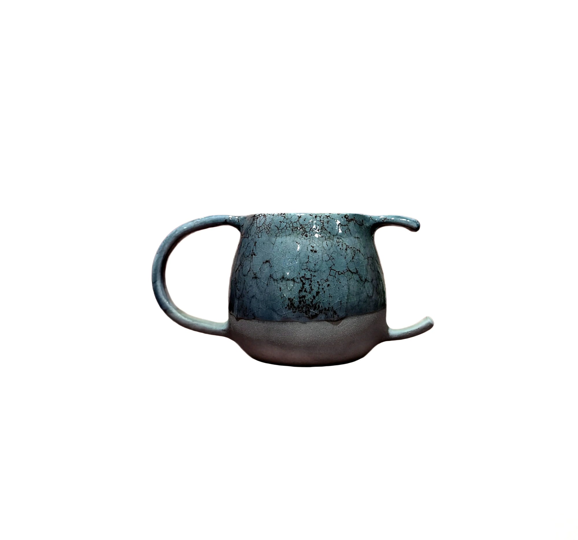 Tasse en céramique le craquelé de l'océan - Pot à cactus unique AS ceramique