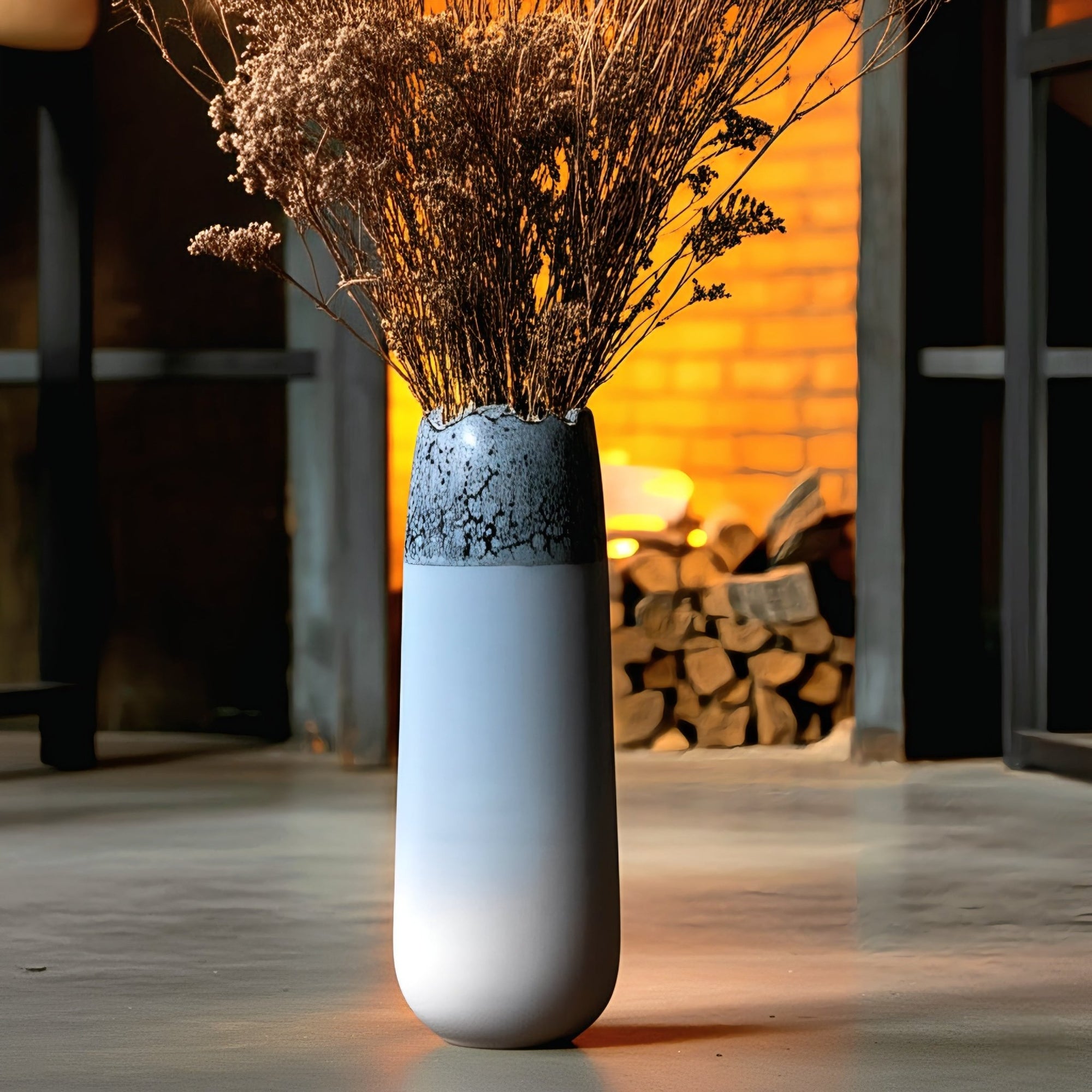 Vase Céramique Galet Décoration Moderne & Épurée Fait Main - asceramique