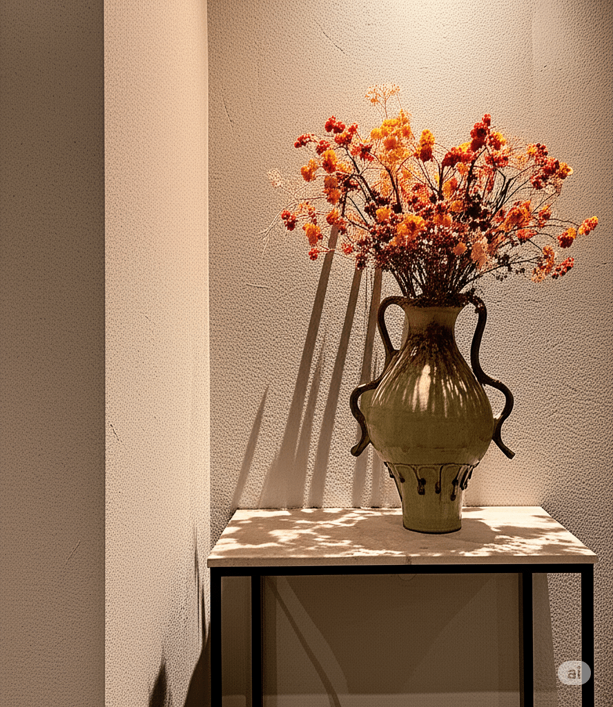 Vase Écho Design avec Anses - Idéal pour Décoration Bohème Chic - asceramique