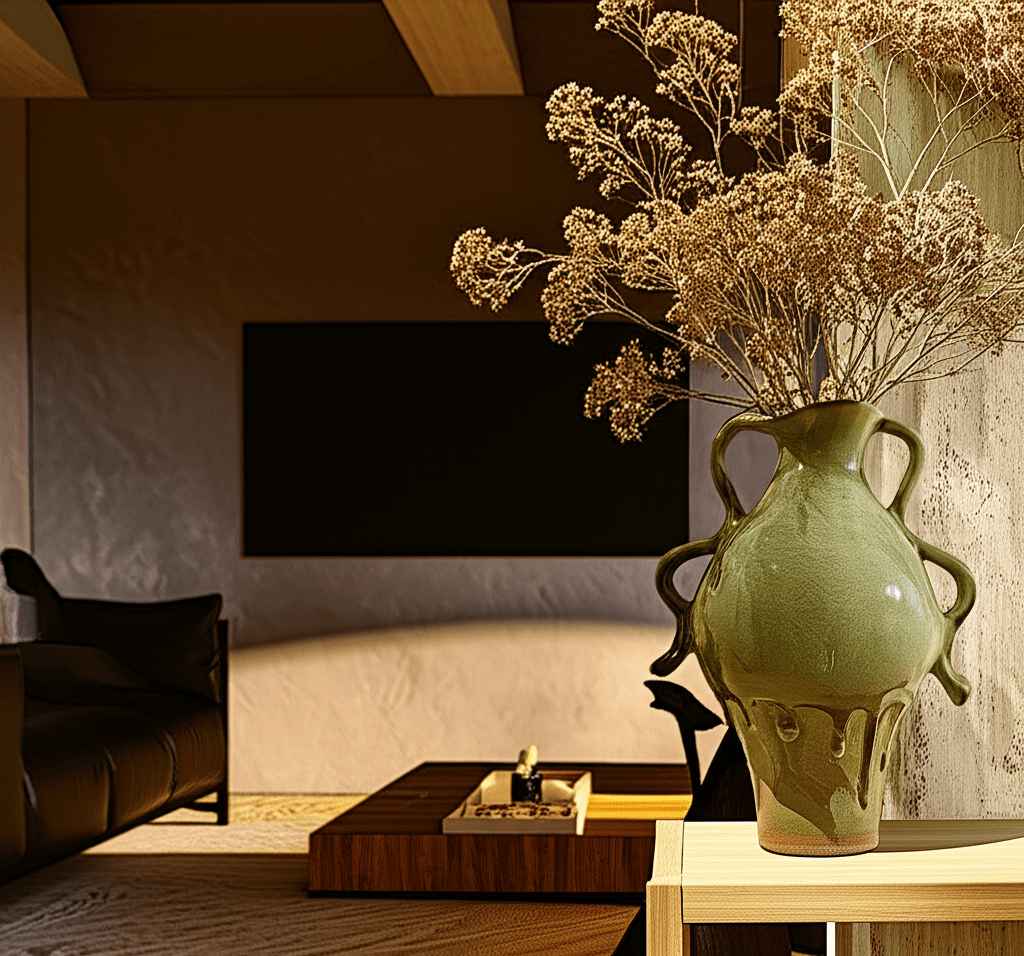 Vase Écho Design avec Anses - Idéal pour Décoration Bohème Chic - asceramique