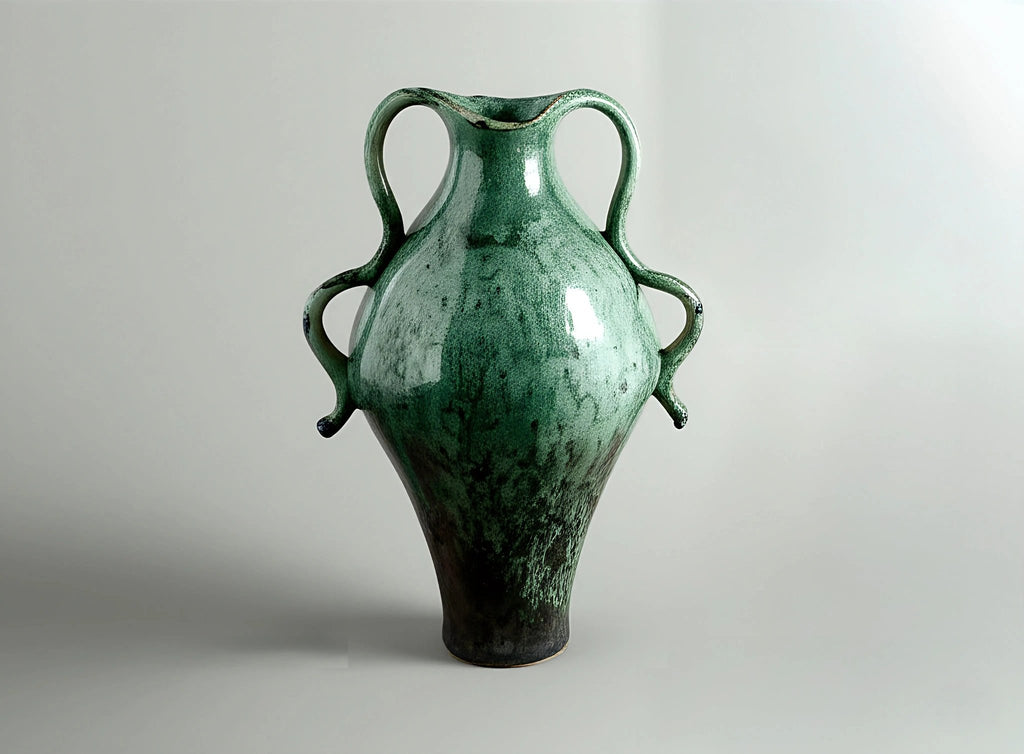 Vase Écho Design avec Anses - Idéal pour Décoration Bohème Chic - asceramique