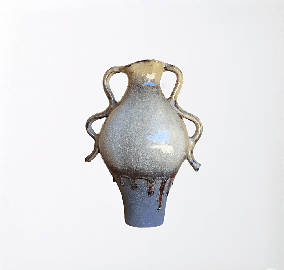 Vase Écho Design avec Anses - Idéal pour Décoration Bohème Chic - asceramique