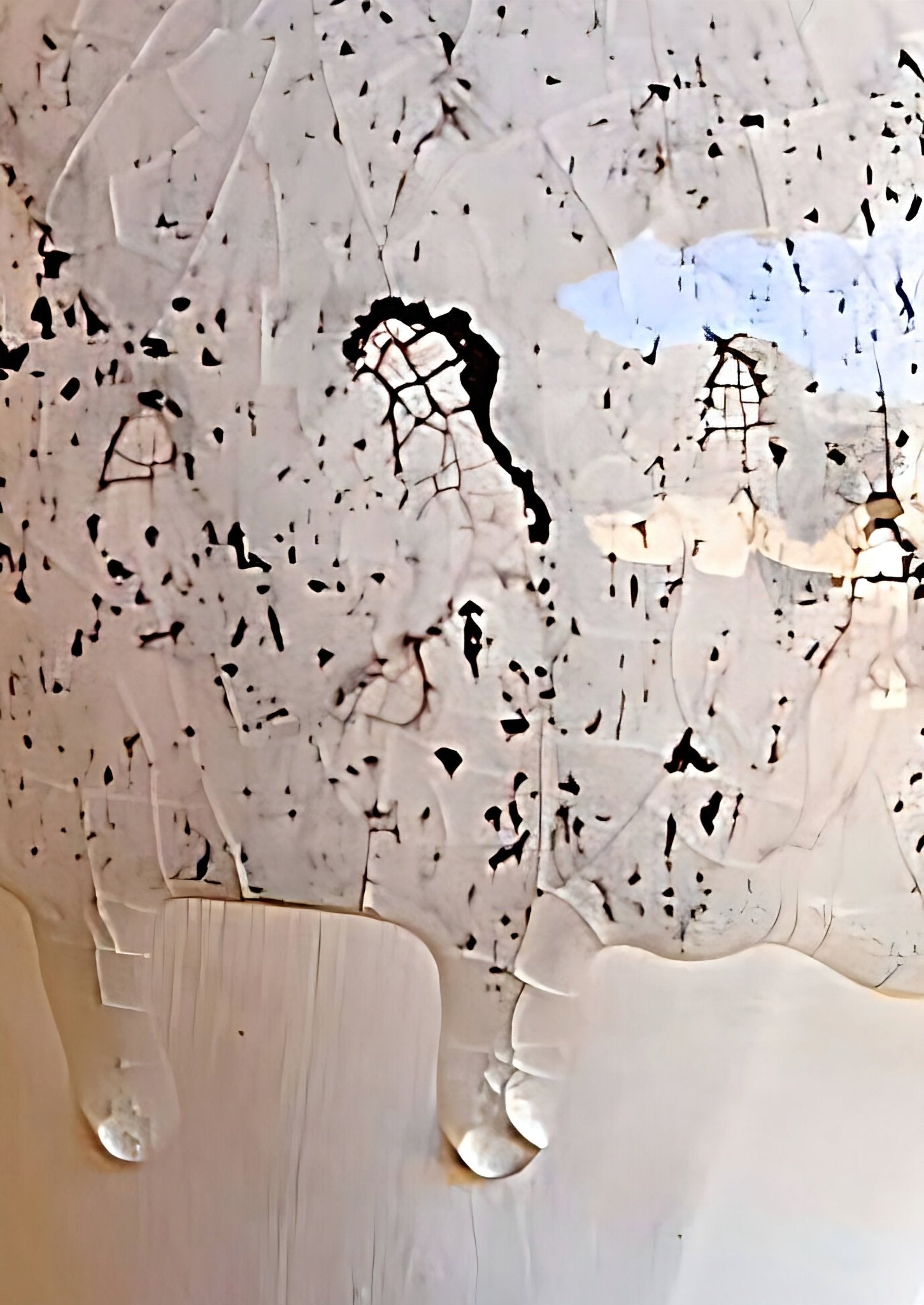 Vase Éclat de Lune - Céramique d'Art à Glaçure Effet Marbré. - asceramique