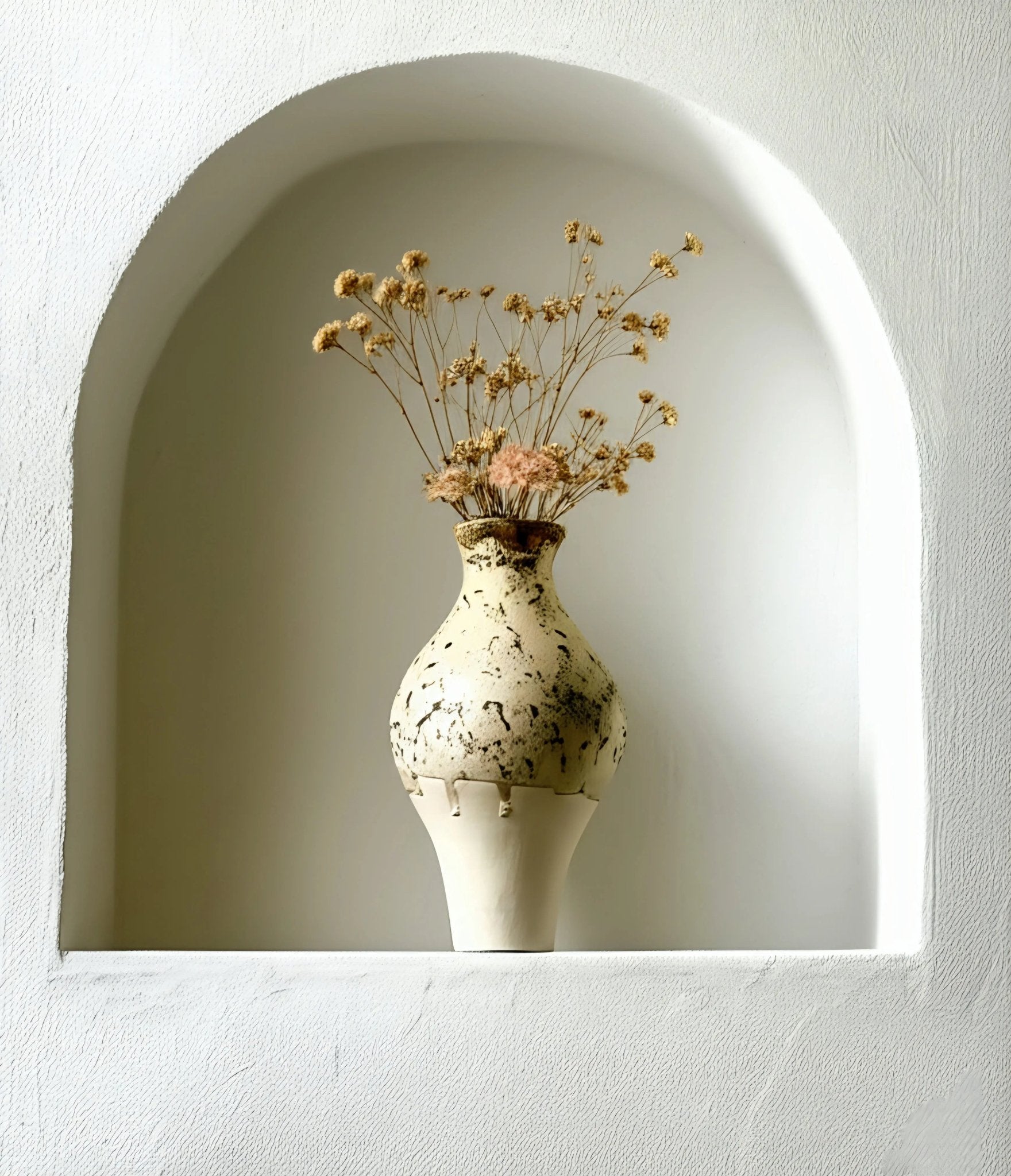 Vase Éclat de Lune - Céramique d'Art à Glaçure Effet Marbré. - asceramique