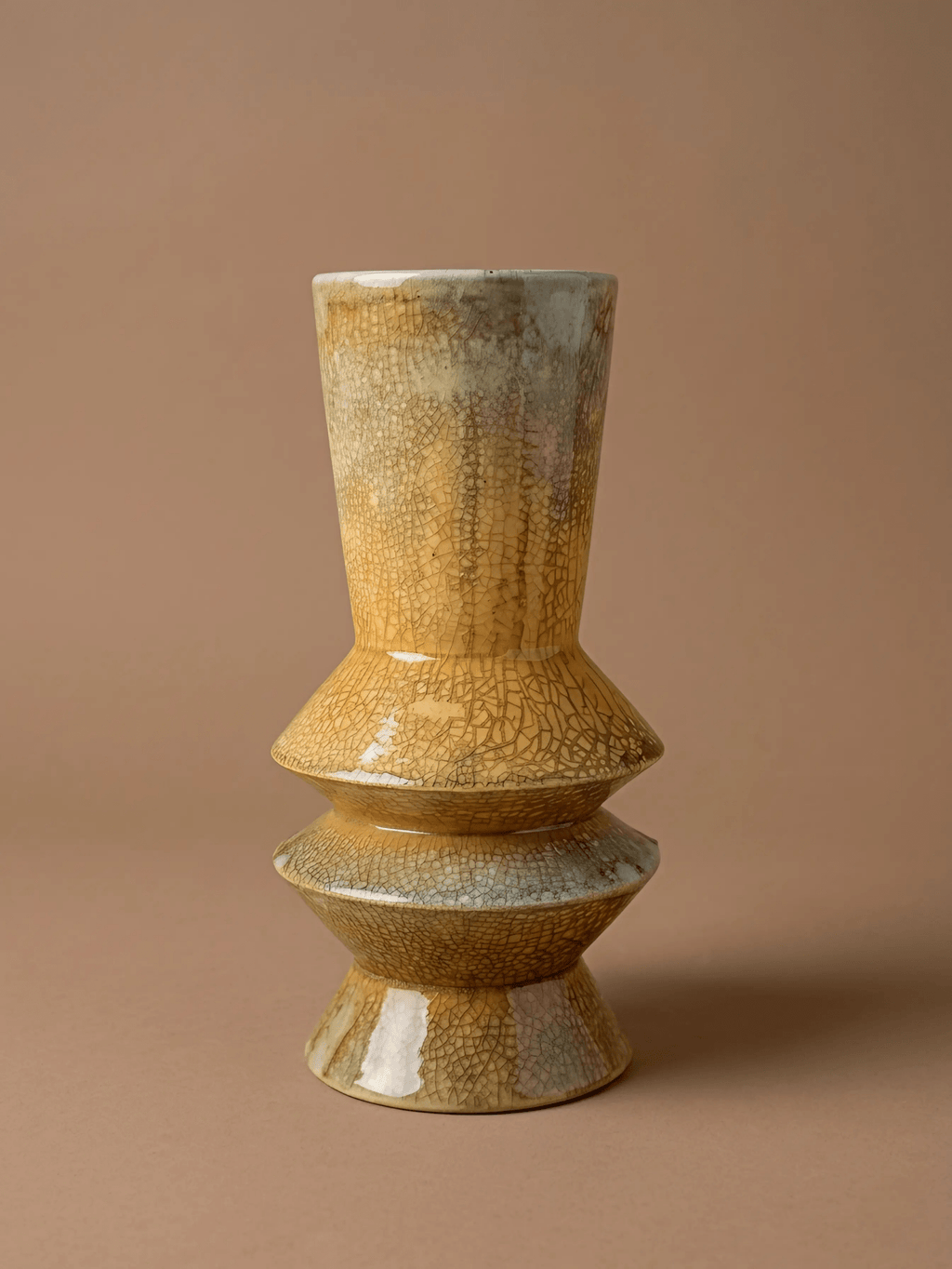Vase "Le Riad" – Céramique d'Art à Patine Craquelée - asceramique