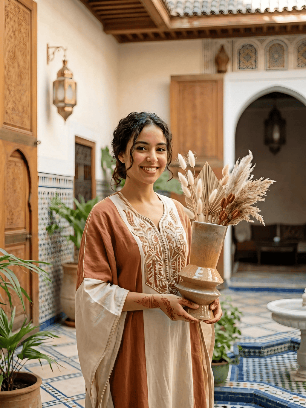 Vase "Le Riad" – Céramique d'Art à Patine Craquelée - asceramique