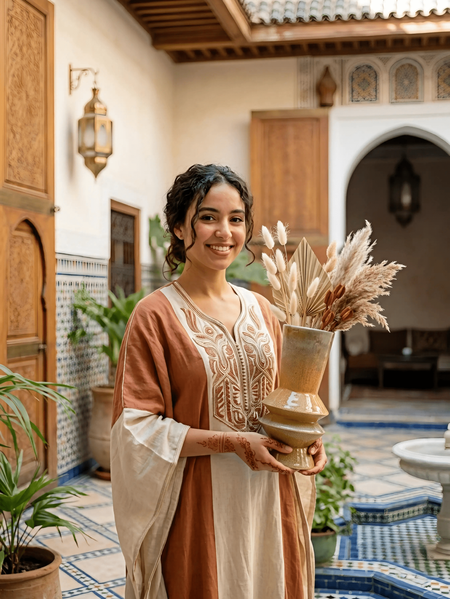 Vase "Le Riad" – Céramique d'Art à Patine Craquelée - asceramique