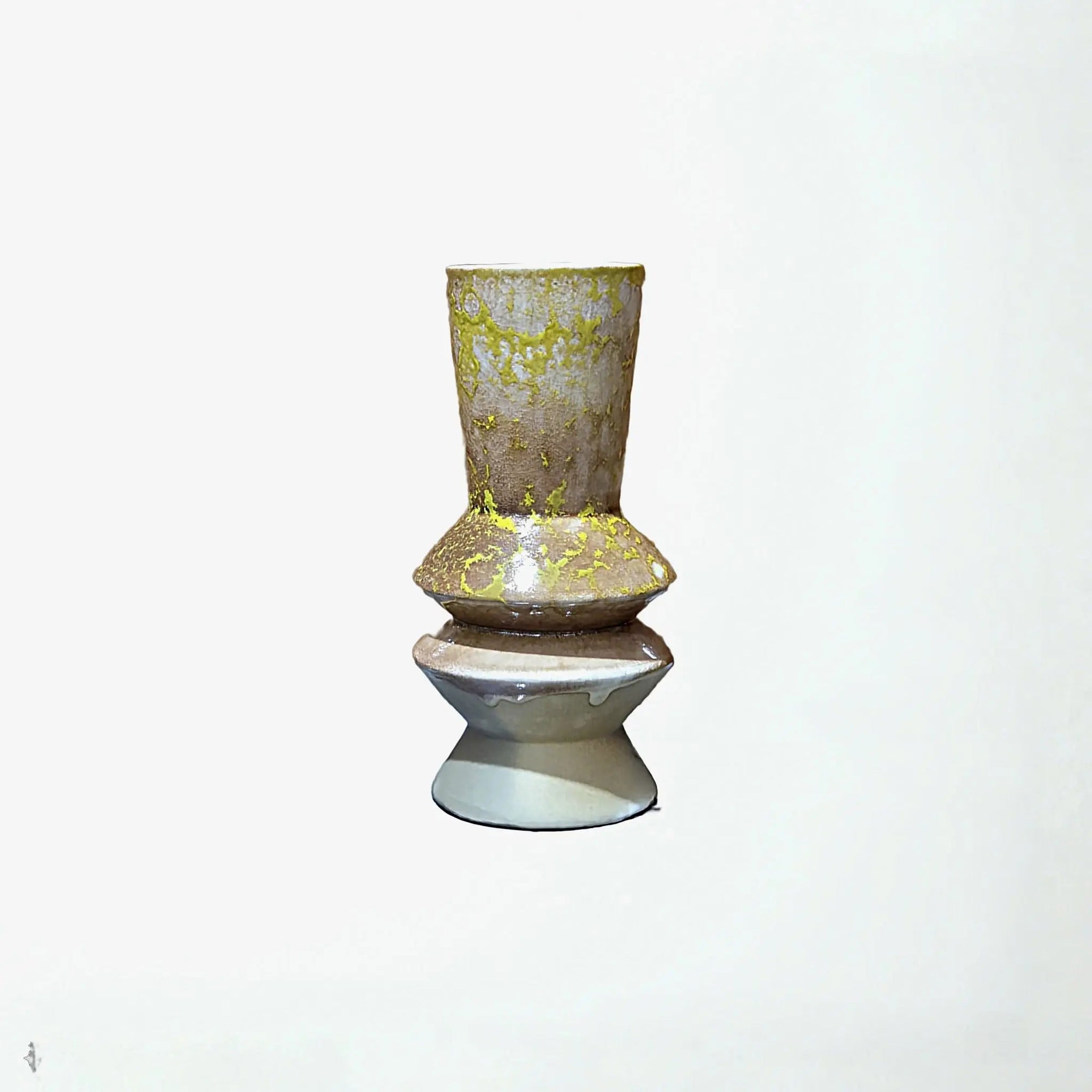 Vase "Sablier de Terre" une pièce décorative unique. - asceramique